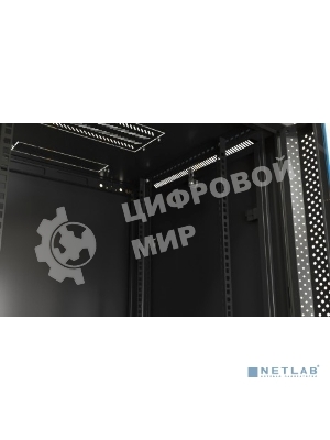 Шкаф настенный Hyperline TWB-0966-SR-RAL9004 19-дюймовый (19