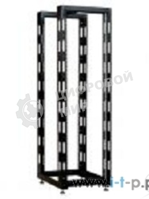 Стойка телекоммуникационная универсальная 42U двухрамная, черный