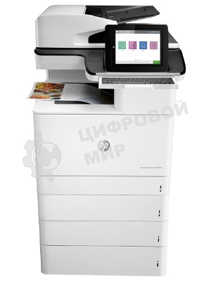 МФУ лазерное HP Color LaserJet Enterprise Flow MFP M776z (3WT91A), A3, цветной, печ. до 46 стр/мин. (А4) до 26 стр/мин. (А3), скан. до 120 стр/мин., 1200 x 1200 dpi (печать) 600x600dpi (скан.), USB, RJ-45, Air Print, Mopria