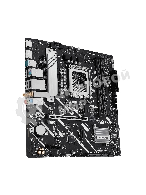 Материнская плата ASUS PRIME H810M-A WIFI, LGA 1851, Intel H810, 2xDDR5, 4xSATA, 2xM.2, 1xPCIe 4.0 x16, 1xPCIe x1, 1xDP, 1xHDMI, 1x1Gb LAN, Wi-Fi, 4xUSB 2.0, 2xUSB 3.2 Gen 2, 3x3.5 мм, 7.1, Micro-ATX