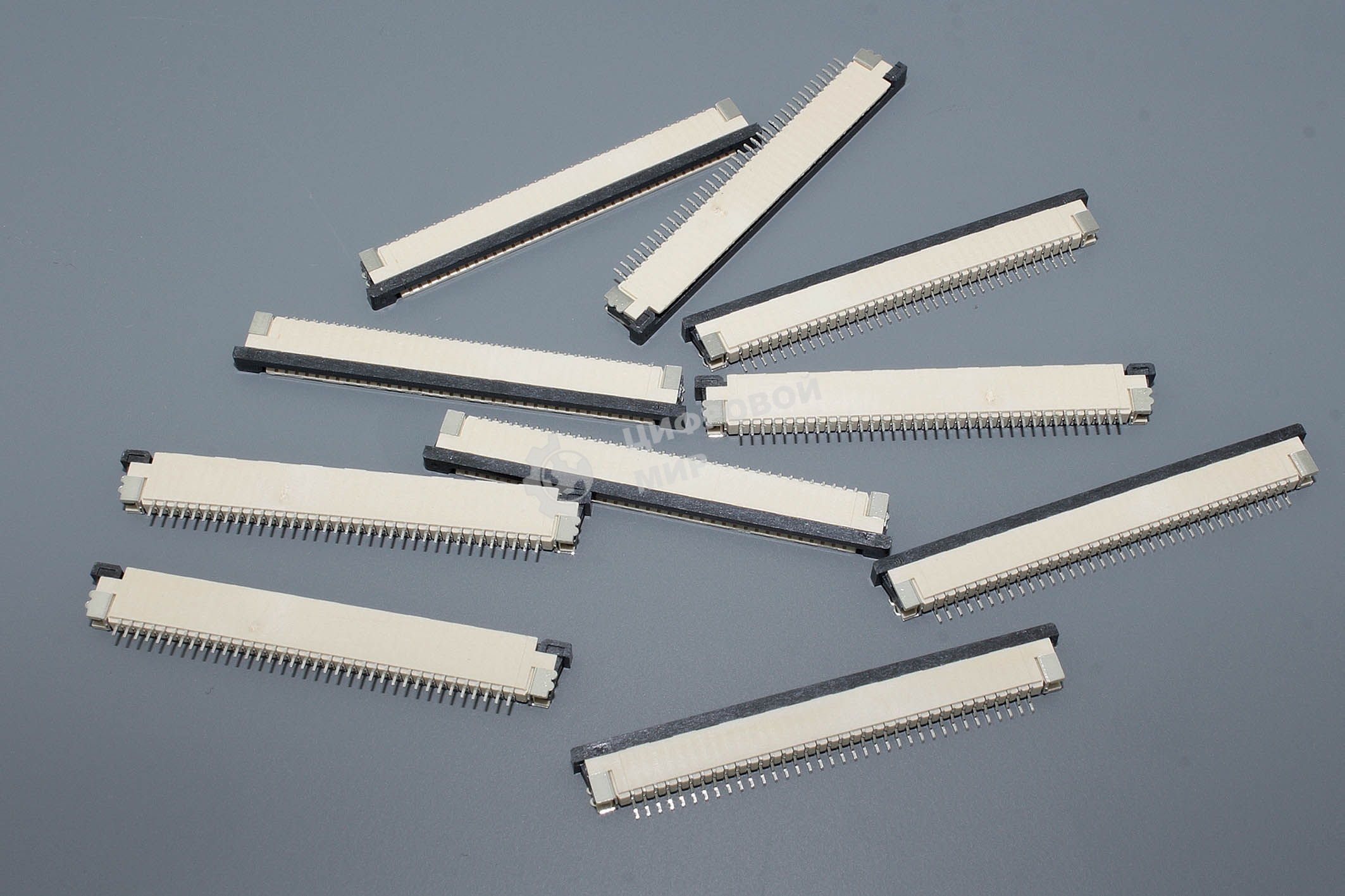 Разъем FPC Half Coverage Bottom Contact 1.0K-BX-36PWB 36 pin высота 2мм шаг 1мм 10 шт