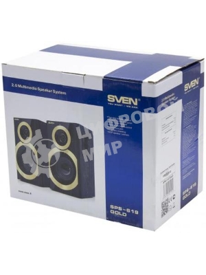 Акустическая система SVEN SPS-619 GOLD акустическая система 2.0, мощность 2х10 Вт(RMS)