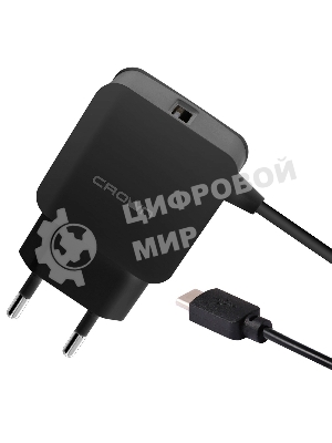 Сетевое зарядное устройство универсальное Crown CMWC-3001 черный