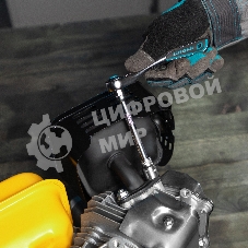 Набор торцевых головок Gross, трещотка 120 зубьев, 12 предметов, 1/4