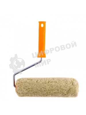 Валик Сибртех Фасадные работы, 250мм, ворс 18мм, D 48мм, D ручки 8мм, полиакрил, полиэстер