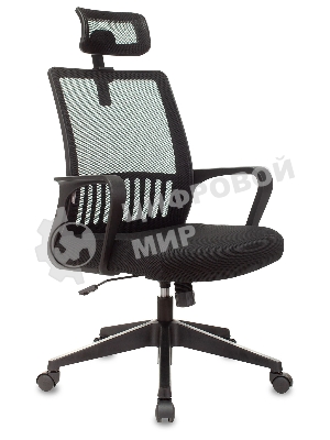 Кресло Бюрократ MC-201-H черный, сетка