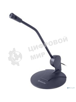 Микрофон Defender MIC-117 черный, кабель 1.8 м