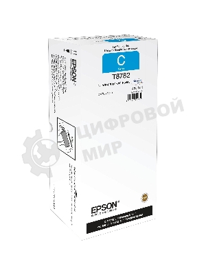 Картридж струйный Epson C13T878240 голубой (50000 стр. 425.7 мл) для WorkForce WF-R5190DTW WF-R5190, WF-R5690DTWF WF-R5690