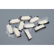 Разъем FPC Half Coverage Bottom Contact 1.0K-BX-8PWB 8 pin высота 2мм шаг 1мм 10 шт