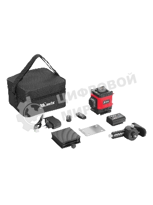 Лазерный уровень м-призм. MTX ML 360-3 Basic SET, 30 м, зеленый луч, акк. Li 3000 мА·ч, сумка