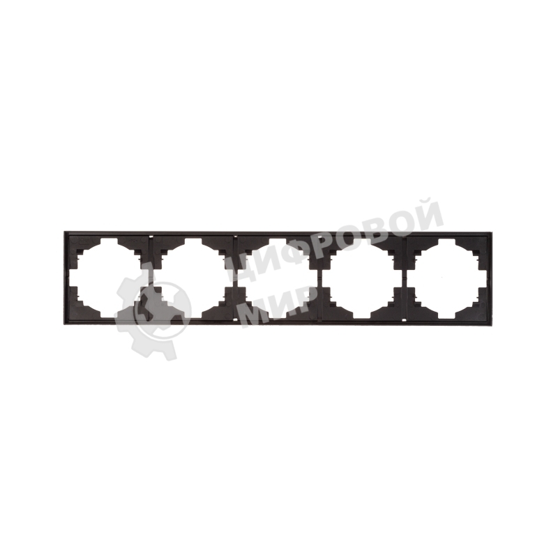 Рамка Kranz STRONG 5-постовая антрацит