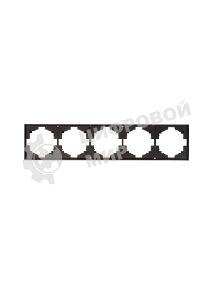 Рамка Kranz STRONG 5-постовая антрацит