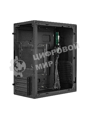 Компьютерный корпус Minitower ExeGate BAA-303M (mATX, без БП, 2*USB, HD Audio, черный)