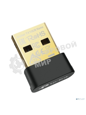Двухдиапазонный беспроводной нано-USB-адаптер с поддержкой Bluetooth TP-Link Archer TX10UB Nano
