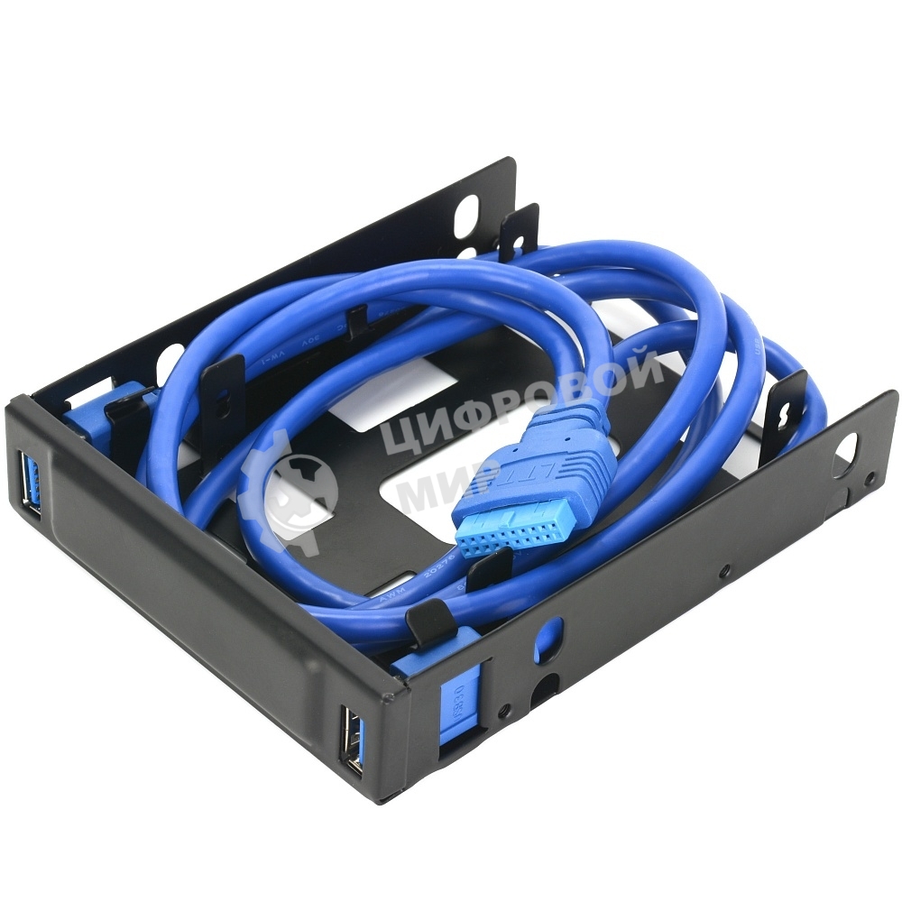 Панель с двумя портами USB 3.0 в слот 3.5 компьютерного корпуса и слот 2x2.5 CMU3-B3