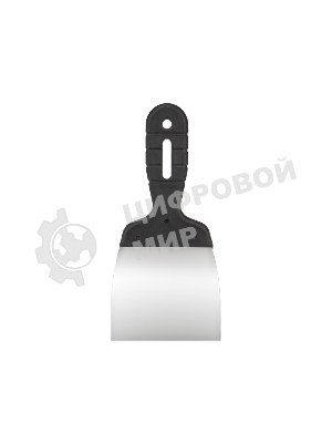 Шпатель Rexant 80 мм нержавеющая сталь, пластмассовая рукоятка