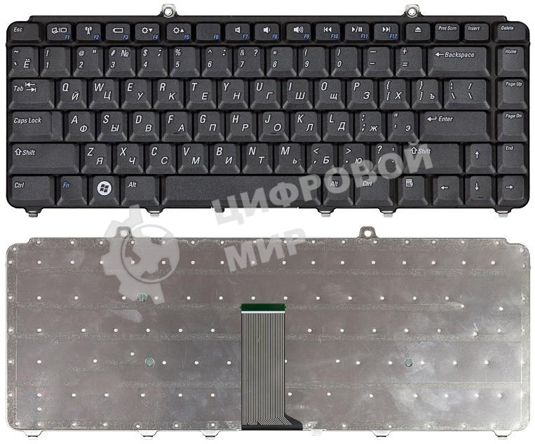 Клавиатура для ноутбука Dell Inspiron 1420 1520 1521 1525 1526 1540 Vostro 1400 1500 черная