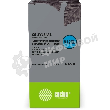 Картридж струйный Cactus CS-3YL84AE 912XL (есть ограничения по прошивке) черный (30 мл) для HP OfficeJet 8012/8014/8015/8017;OfficeJet Pro 8022/8023/8024/8025 AIO