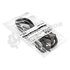 Кабель питания ExeGate Power PC-1P (Евровилка Schuko->C13, VDE-250V-3*1.0мм2, медь, черный, 16A, 1м)