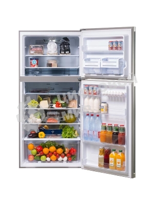 Холодильник Sharp SJ-XG60PMBE бежевый двухкамерный 422/178 л морозилка сверху, No Frost