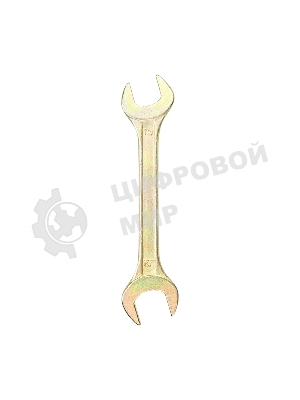 Ключ гаечный рожковый Rexant 19х22 мм, желтый цинк