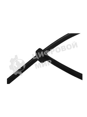 Хомут-стяжка кабельная нейлоновая Rexant 150 x3,6 мм, черная, упаковка 100 шт.