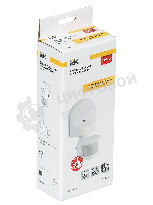 Датчик движения IEK ДД 008белый, 1100Вт