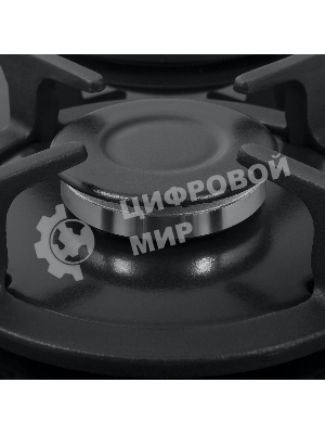 Газовая варочная панель Maunfeld EGHG.32.1CB/G, 2 конфорки, закаленное стекло, черный