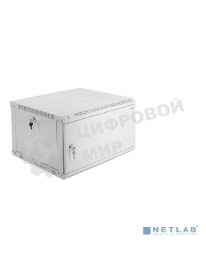 Шкаф телеком. настенный разборный 6U (600х350) дверь металл (ШРН-Э-6.350.1) (1 коробка)