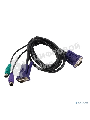 Переключатель D-Link DKVM-CB Кабель KVM длиной 1,8 м с разъемами PS2