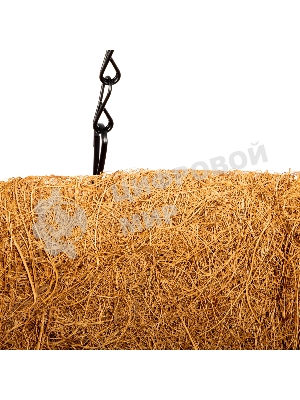 Кашпо подвесное с декором Palisad с кокосовой корзиной, диаметр, 30 см