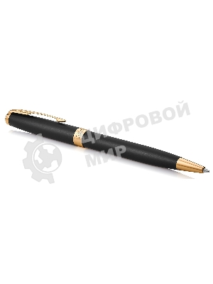 Ручка шариковая Parker Sonnet Core K528 (CW1931519) Matte Black GT M, черные чернила, подарочная коробка