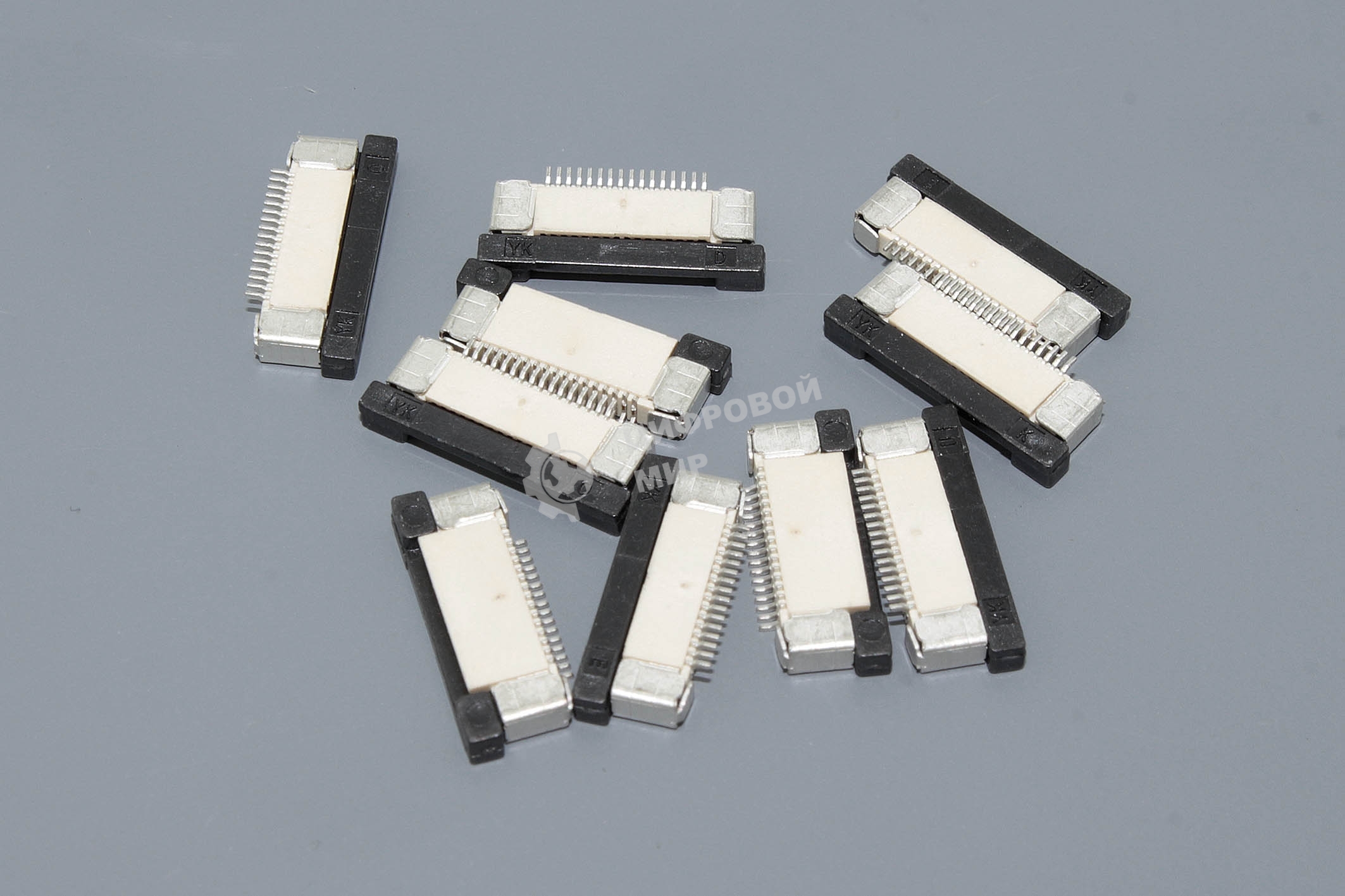 Разъем FPC Half Coverage Top Contact 0.5K-BS-16PWB 16 pin высота 2мм шаг 0,5мм 10 шт