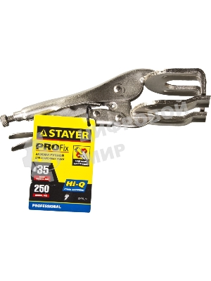 Зажим STAYER 22470_z01 PROFI PRO-Fix ручной, сварщика, 250x35мм