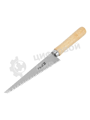 Ножовка по гипсокартону Sparta 180 мм, деревянная рукоятка