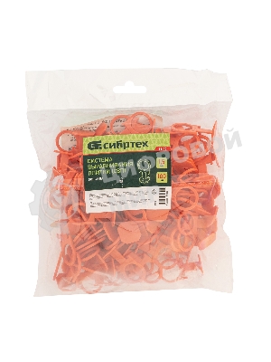 Зажим для системы выравнивания плитки Сибртех СВП Кольцо, 100 шт. в пакете