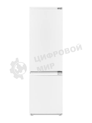 Встраиваемый холодильник Kuppersberg RBN 1763, полезный объем 233 л, сенсорное управление, полезный объем морозильной камеры 63 л, No Frost, LED подсветка, перенавешиваемые двери, суперзаморозка, отсек для овощей, белый