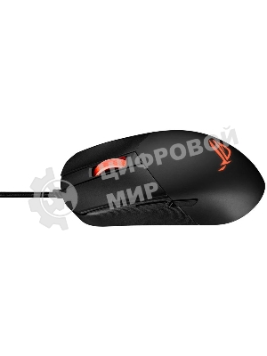 Мышь проводная ASUS P518 ROG STRIX IMPACT III черный, 12000 dpi, USB, кнопки - 5