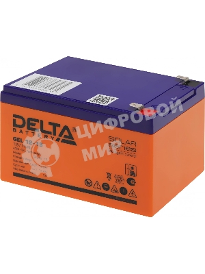 Батарея Delta GEL 12-15 (12V/15А·ч) свинцово- кислотный аккумулятор