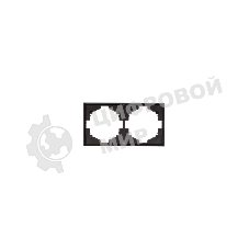 Рамка Kranz STRONG 2-постовая антрацит