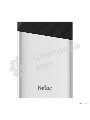 Внешний SSD Netac Z6S, 120 GB, USB 3.2 Gen 2 Type-C, R/W 520/440, серебристый
