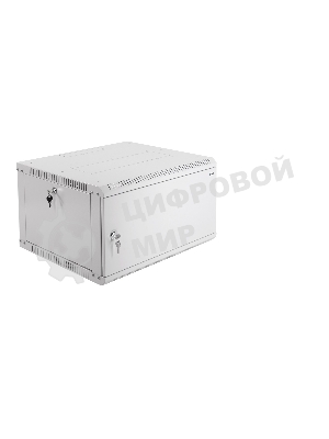 Шкаф телеком. настенный разборный 6U (600х520) дверь металл (ШРН-Э-6.500.1)