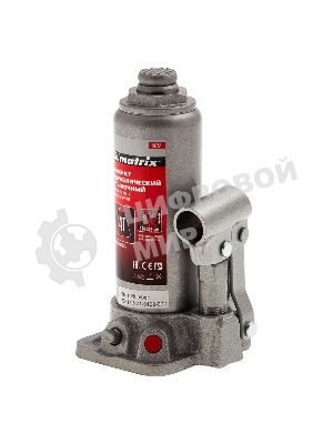 Домкрат Matrix гидравлический бутылочный 4 т h подъема 194–372мм в пласт. кейсе master