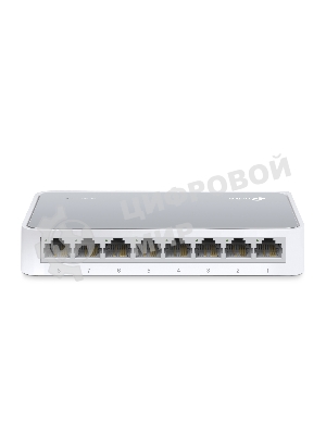 Коммутатор TP-Link SOHO TL-SF1008D Коммутатор 8-port 10/100M mini Desktop Switch, 8 10/100M RJ45 ports, Plastic case