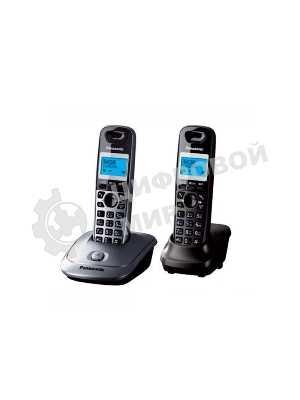Телефон беспроводной (DECT) Panasonic KX-TG2512RU1 Доп трубка в комплекте, АОН, Caller ID, спикерфон, полифония