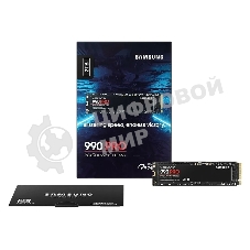 Накопитель SSD Samsung 990 PRO, 2Tb, PCIe 4.0 x4, M.2 2280, NVMe, R/W 7450/6900