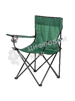 Стул складной Palisad Camping с подлокотниками и подстаканниками 81х51х86 см