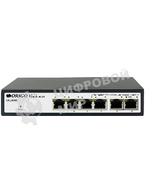 Коммутатор Smart Managed L2 PoE Switch 4 x 1000Base-T PoE+, 2 x 1000Base-T, PoE-60W budget