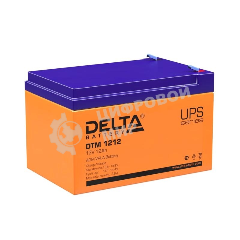 Батарея для ИБП Delta DTM 1212 (12V, 12Ah)