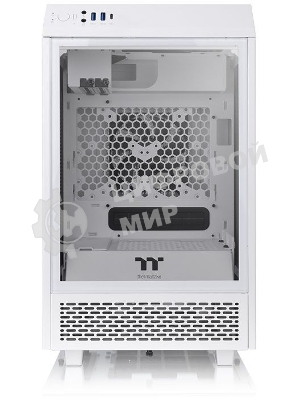 Компьютерный корпус Thermaltake The Tower 100 Snow CA-1R3-00S6WN-00/White/Win/SPCC/Tempered Glass*3